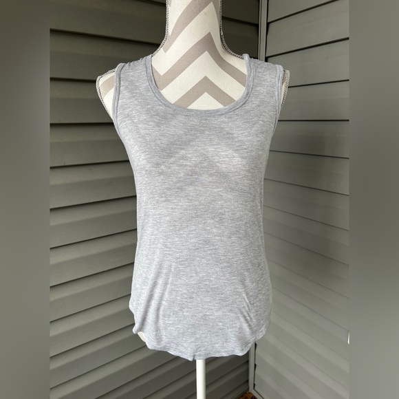 ATM Anthony Thomas Melillo Tops - ATM Anthony Thomas Melillo Gray Fitted Sleeveless Tank Top Sz S